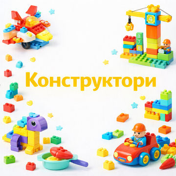 Дитячі конструктори | Пластикові, магнітні та дерев&rsquo;яні
