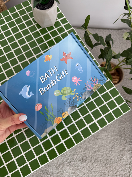 🎁 Набір бомбочок для ванни з іграшками &ldquo;Морський світ&rdquo; 12 шт | Дитячі шипучі бомбочки для ванни з сюрпризом 1003 фото